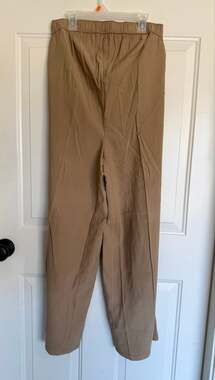 NWT Maternity Isabel by Ingrid & Isabel Wide Leg Pants Tan XS Target